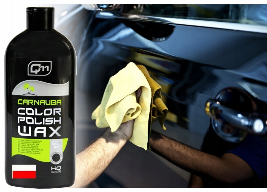 CARNAUBA COLORING WAX for minor scratches BLACK 500ML