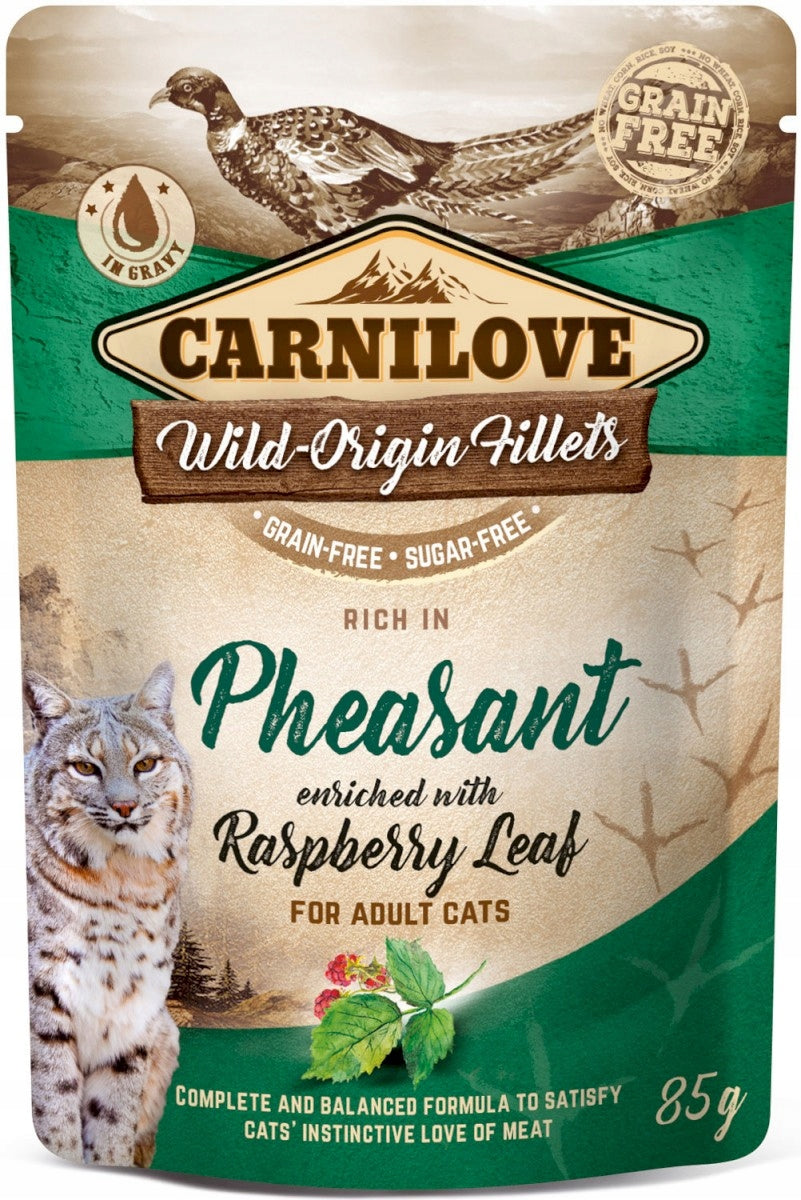 CARNILOVE CAT Pouch Pheasant Raspberry 85g
