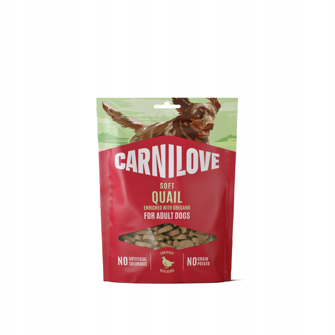 CARNILOVE DOG SOFT SNACK QUAIL 200g