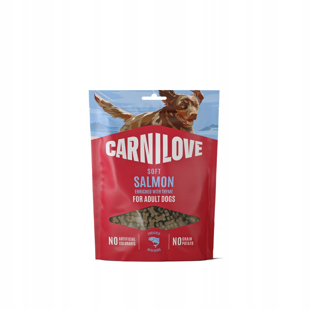 CARNILOVE DOG SOFT SNACK SALMON SMALL BITE 200g