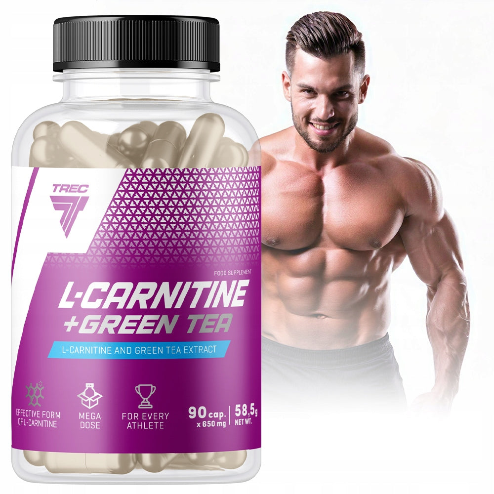 CARNITINE WITH GREEN TEA Trec L-Carnitine + Green Tea 90 kap SLIMMING EAN (GTIN) 5902114014698