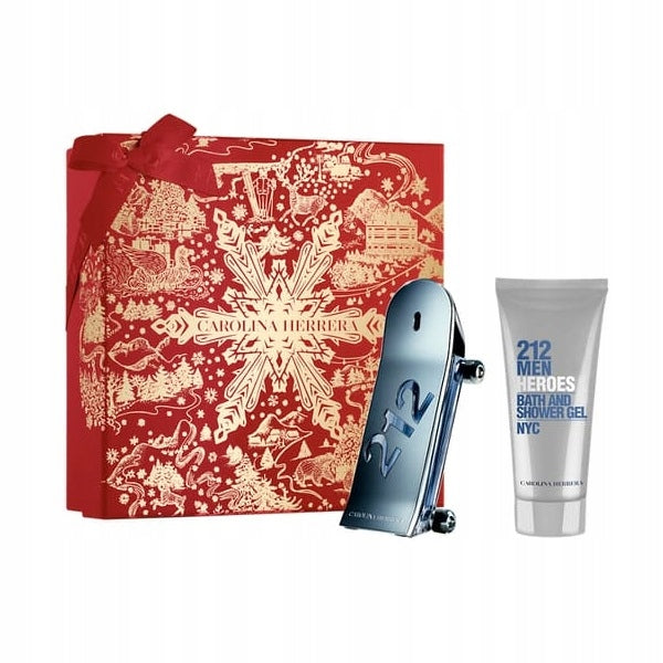 CAROLINA HERRERA 212 HEROES EDT 90ml SPRAY + SHOWER GEL 100ml