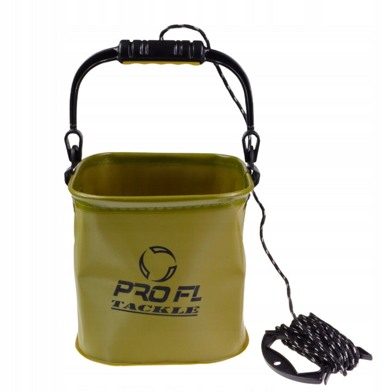 CARP BUCKET PVC 5L BUCKET LOADED FOR TAKING WATER, BAIT