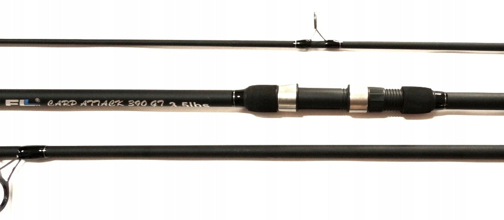 CARP FISHING ROD 3 PIECES 3.9 M REEL 10 BALL + LINE + FLIGHTS + STOP WATCHES Model TELESKOPOWA
