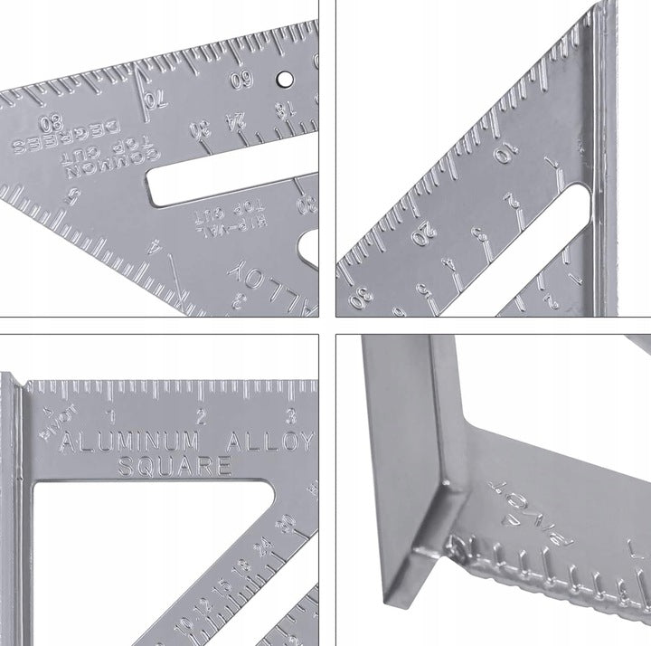 CARPENTER CARPENTRY ANGLE 180mm ALUMINUM FITTING UNIVERSAL WINE Brand Verk Group