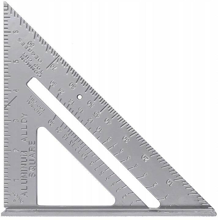 CARPENTER CARPENTRY ANGLE 180mm ALUMINUM FITTING UNIVERSAL WINE Kind universal square