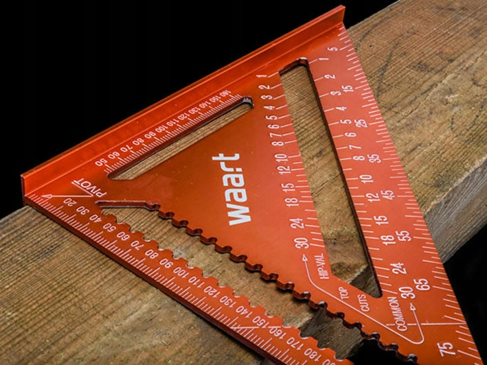 CARPENTER CARPENTRY ANGLE WITH UNIVERSAL FOOT WAART W72P443 300mm Batteries included no
