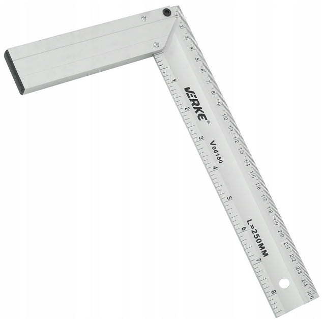 CARPENTRY ANGLE CARPENTER ALUMINUM CONSTRUCTION WINKIEL MEASUREMENT 250mm Brand Verke
