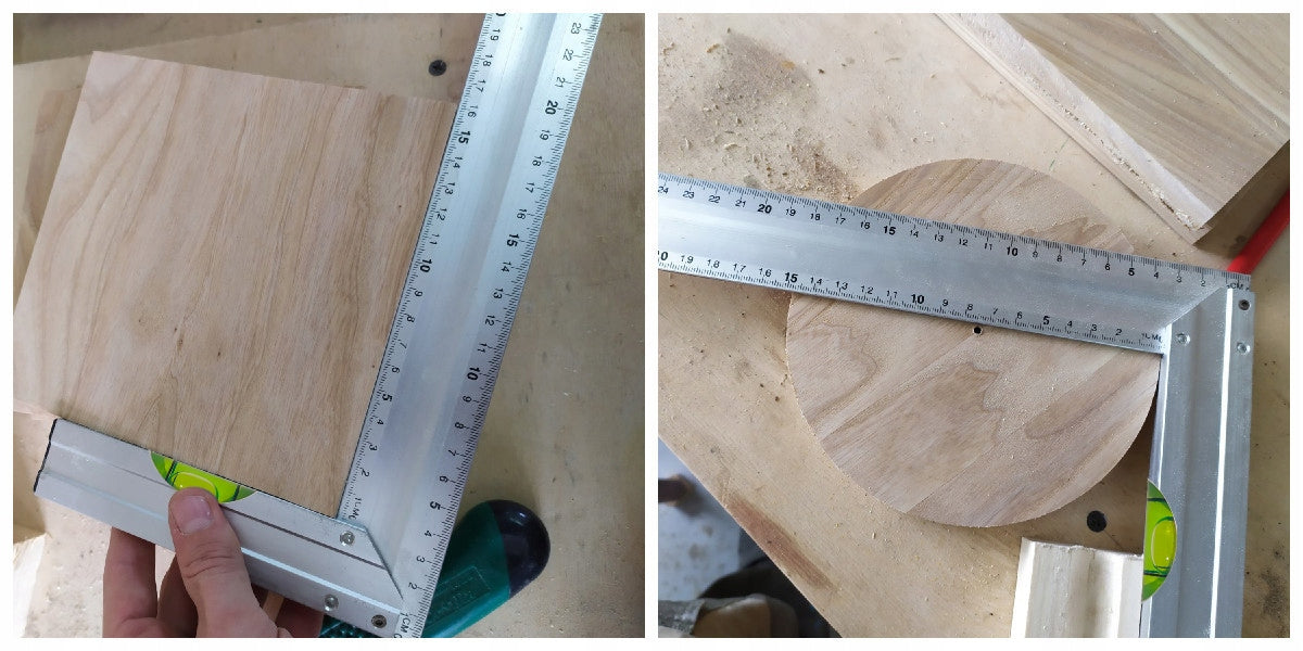 CARPENTRY ANGLE CARPENTER ALUMINUM CONSTRUCTION WINKIEL MEASUREMENT 250mm Kind universal square