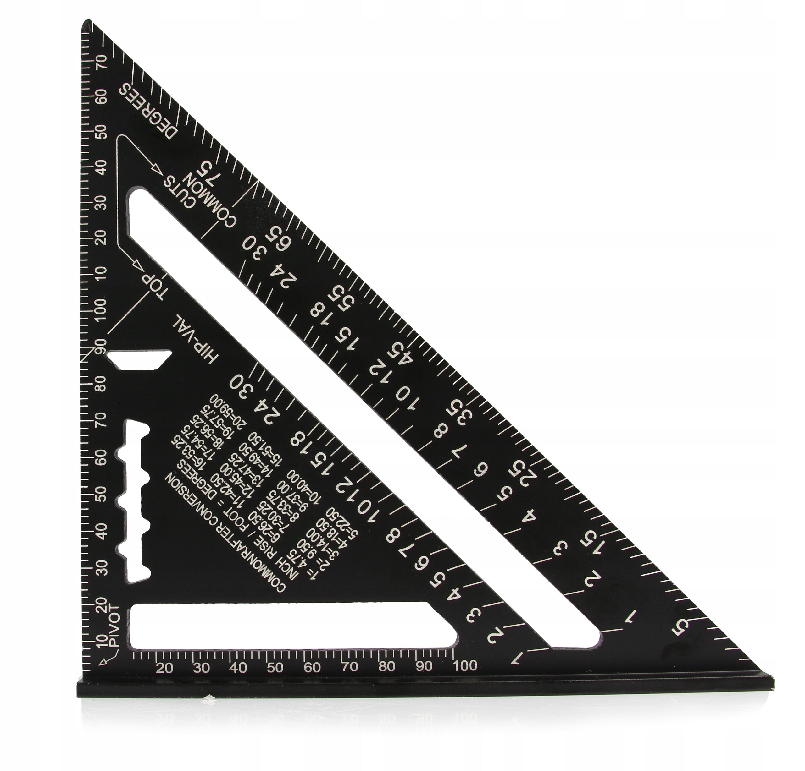 CARPENTRY ANGLE UNIVERSAL MEASUREMENT 7" 180mm ALUMINUM