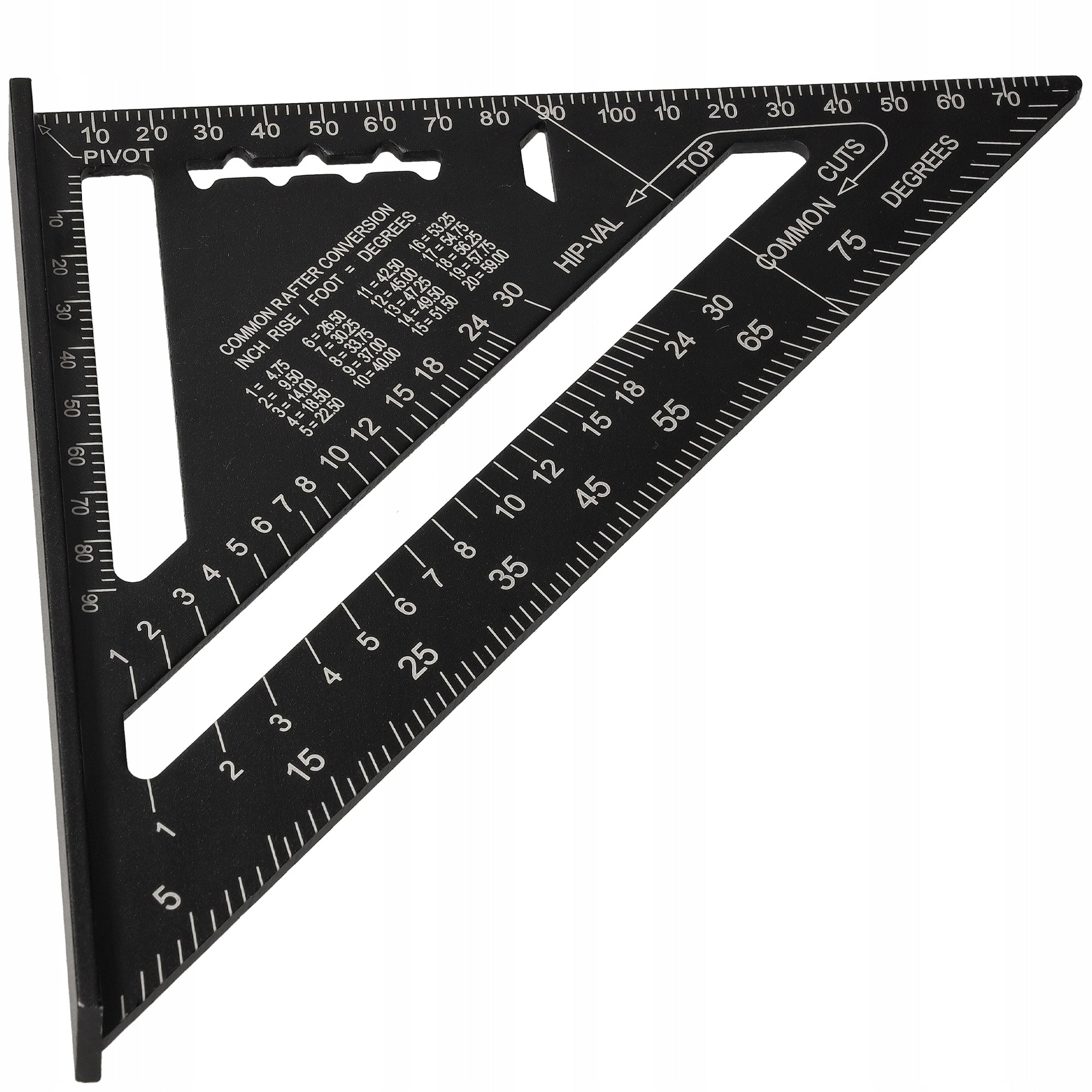 CARPENTRY'S ANGLE 190mm ALUMINUM SCALE SOLID PRECISE EAN (GTIN) 5907713398231