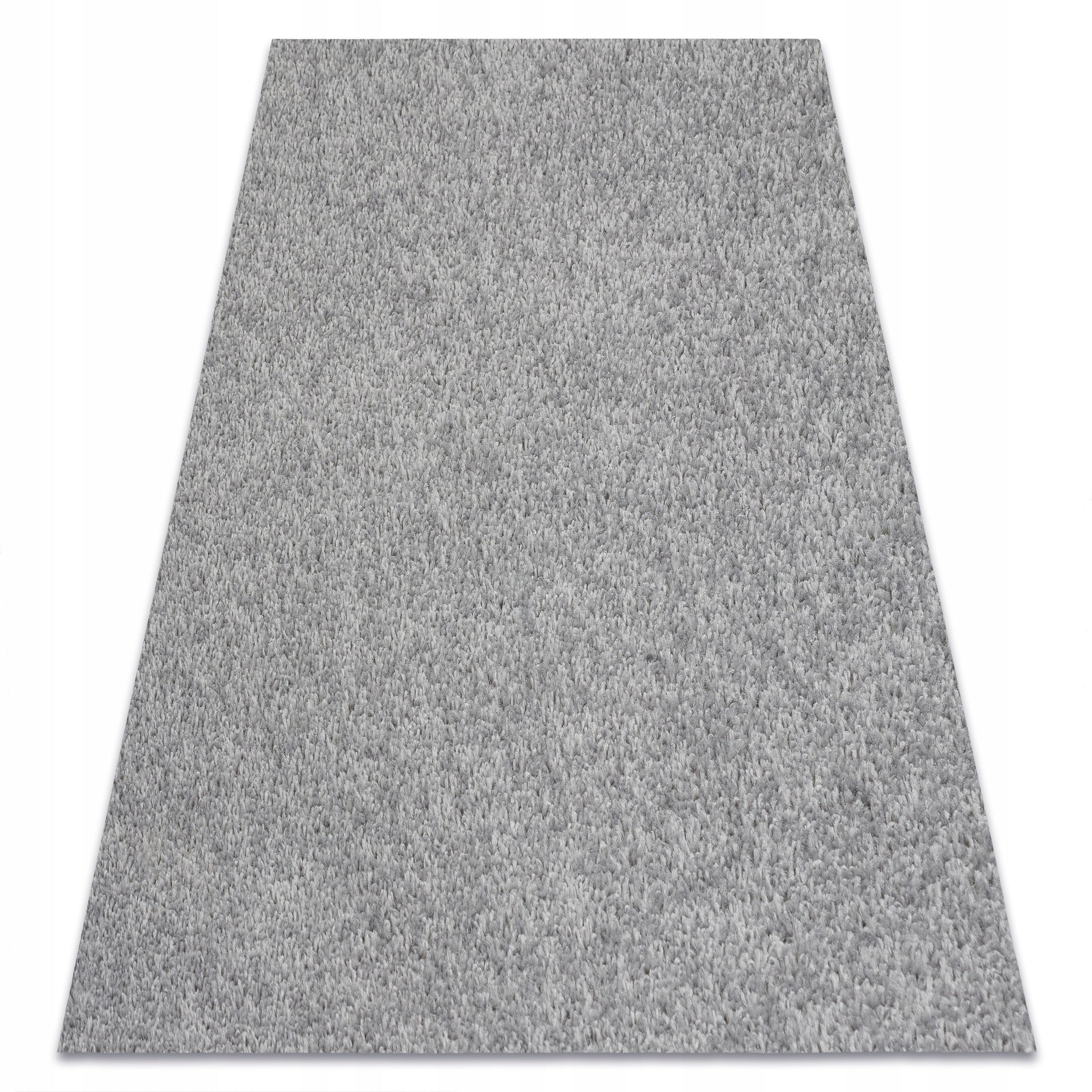CARPET 100x150 ETON silver smooth plain @ 70689