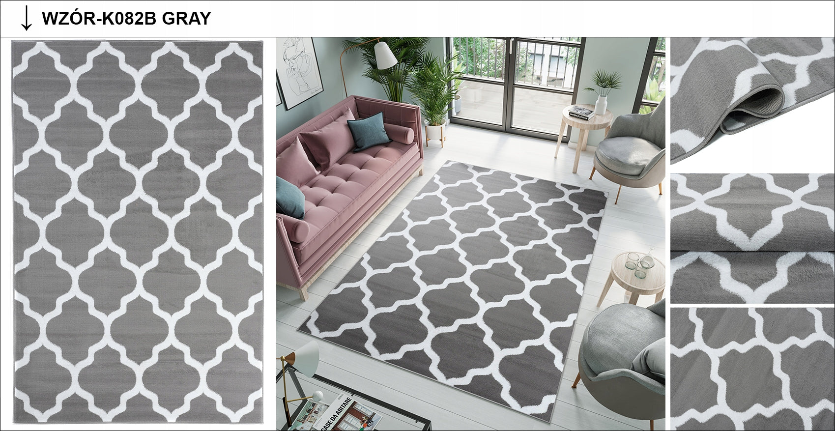 CARPET 120x170 BCF LUXURY SOFT MODERN DESIGNS Manufacturer code DYWAN BCF LUXURY MIĘKKI NOWOCZ