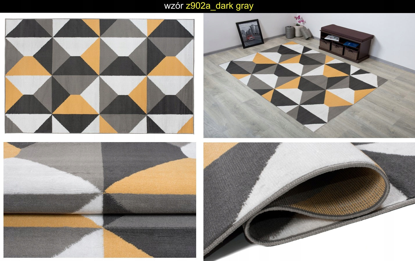 CARPET 180x250 COLORFUL CARPETS BCF PLUSH SOFT Product width 180 cm