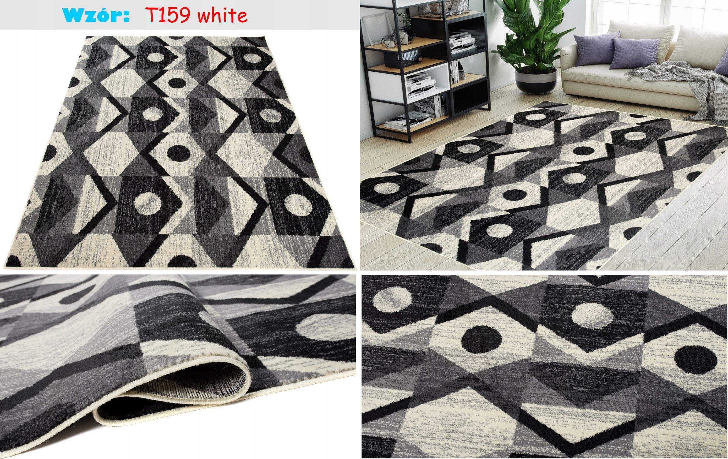 CARPET BCF 160x220 MODERN COLORS SOLID mix Thickness 8 mm