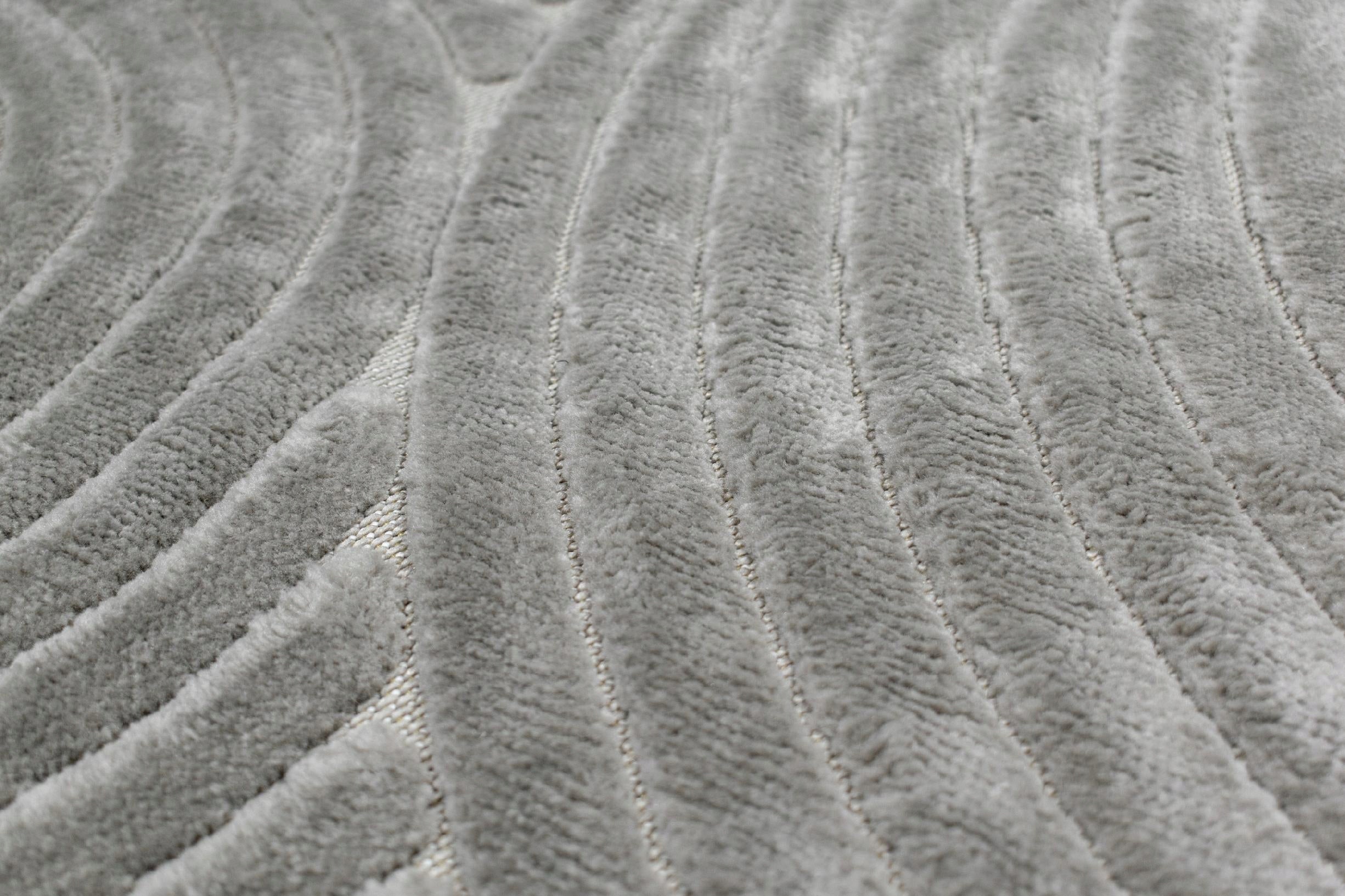 CARPET FOR LIVING ROOM 3D JUNO 6 WHEELS BOHO MODERN FLAT-WOVEN GREY 160x230 Manufacturer code D798AG grey