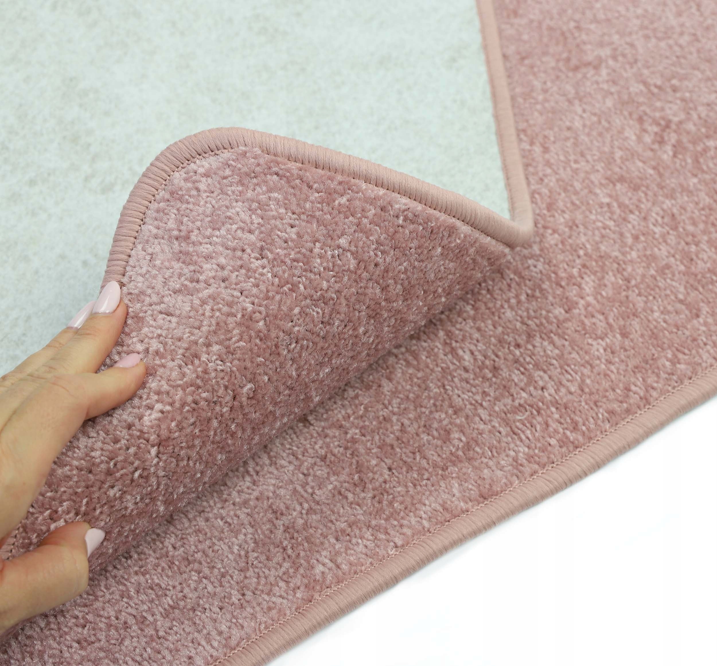 CARPET FOR LIVING ROOM DIAMOND POWDER PINK 150x200 cm Material polypropylene
