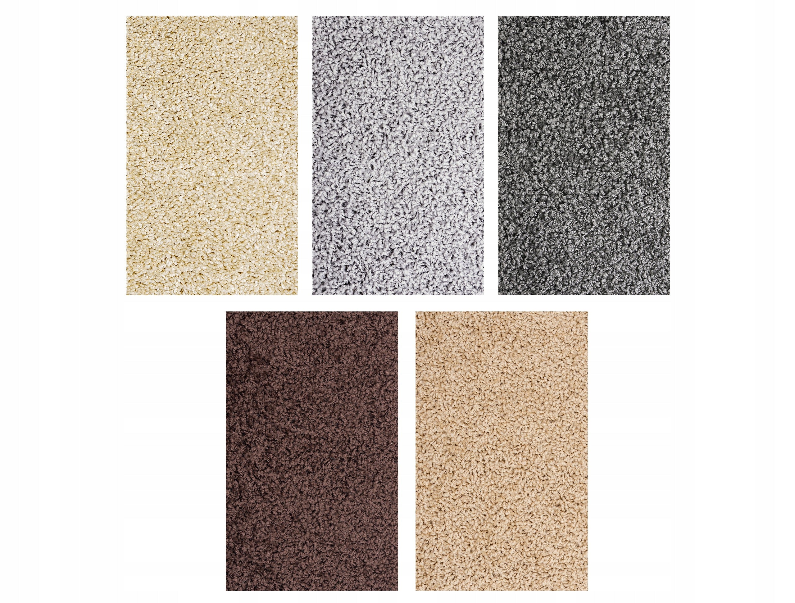 CARPET FOR LIVING ROOM FOR ROOM SHAGGY BROWN SOFT 150x200 Kind shaggy