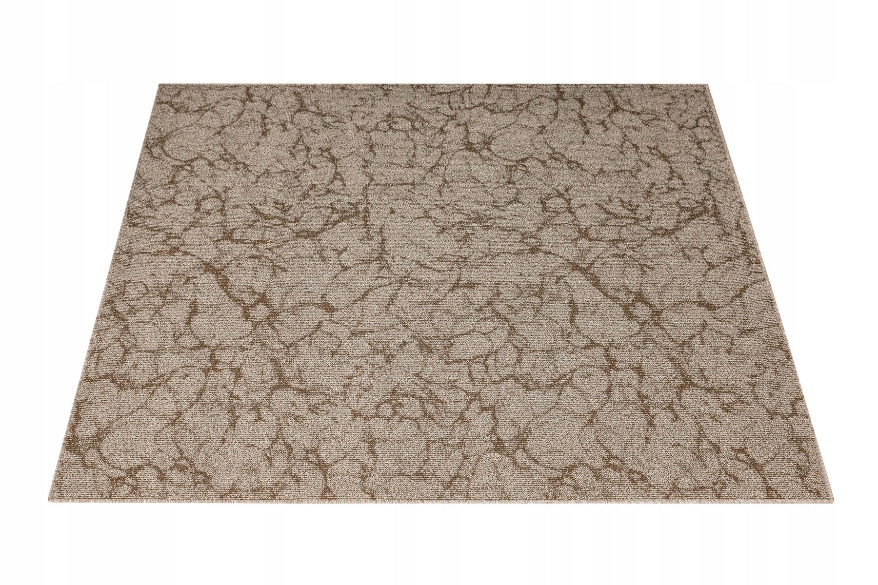 CARPET LOOP BROWN BEIGE LIKE MARBLE ON FELT FOR BEDROOM MARBLE 250x300 cm Kind flat weave