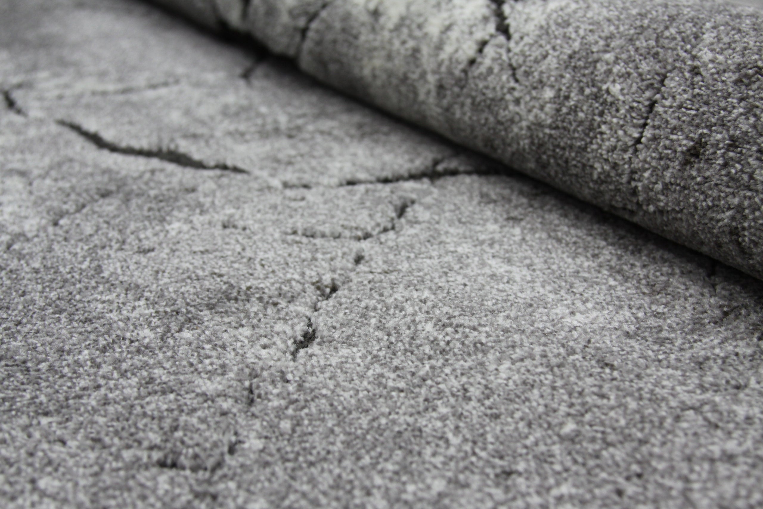 CARPET MIAMI 150X300 ASH FASHIONABLE PATTERN MODERN PRACTICAL SOFT STRONG Thickness 14 mm