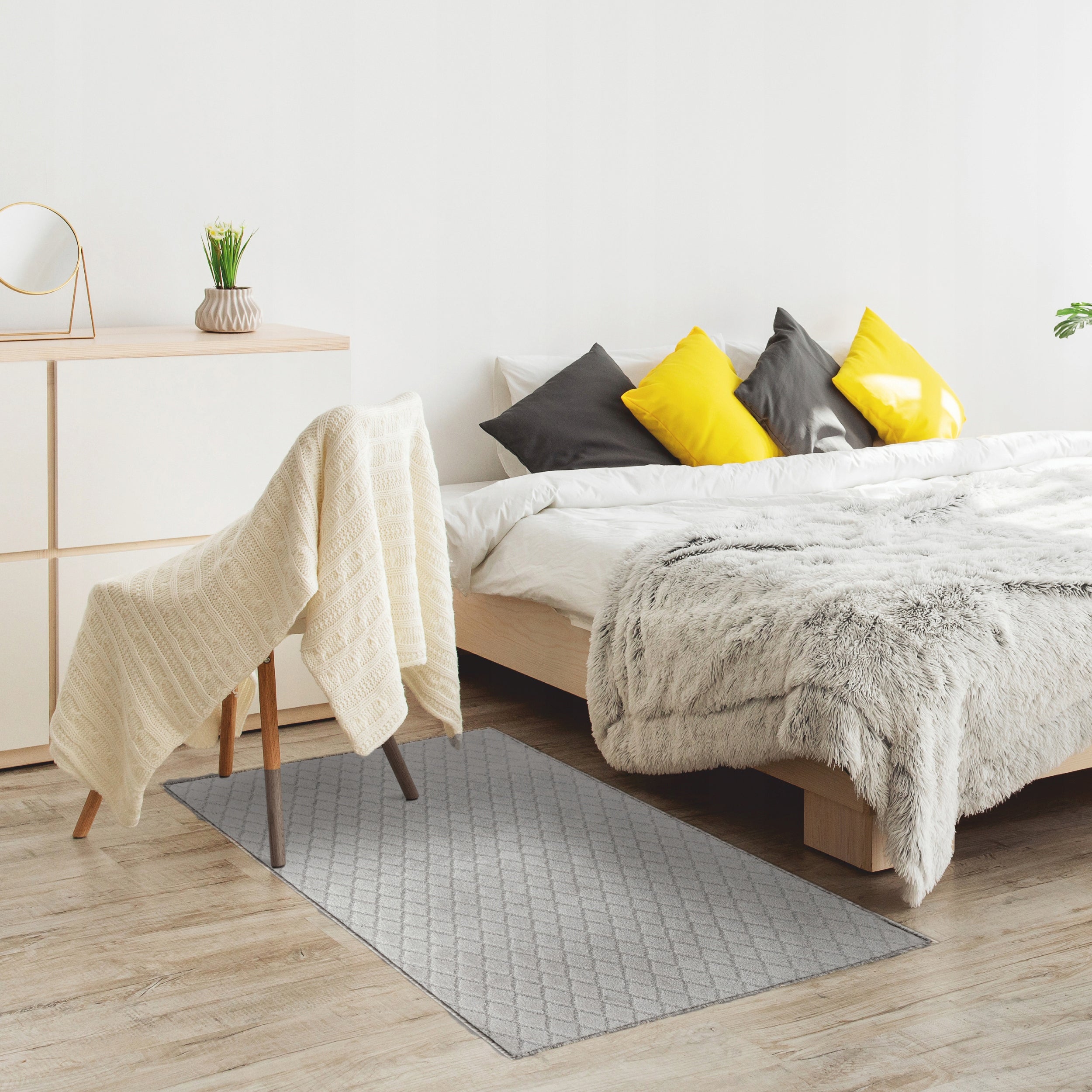 CARPET MODERN GREY 200X300 FASHIONABLE 3D Brand no brand