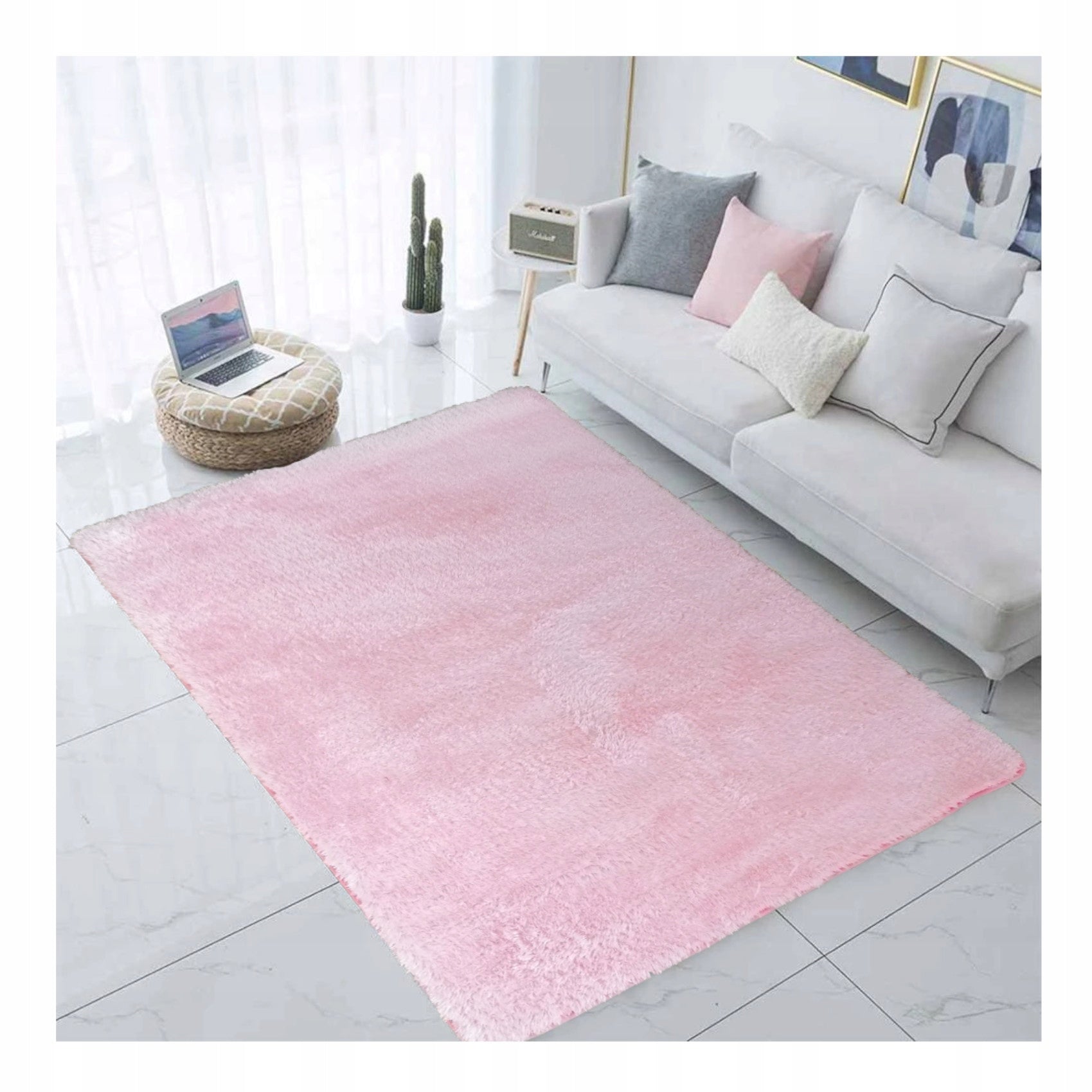 CARPET PLUSH 200x300 FLUFFY TURQUOISE LIVING ROOM BEDROOM CHILDREN'S ROOM Brand Dywany Chemex
