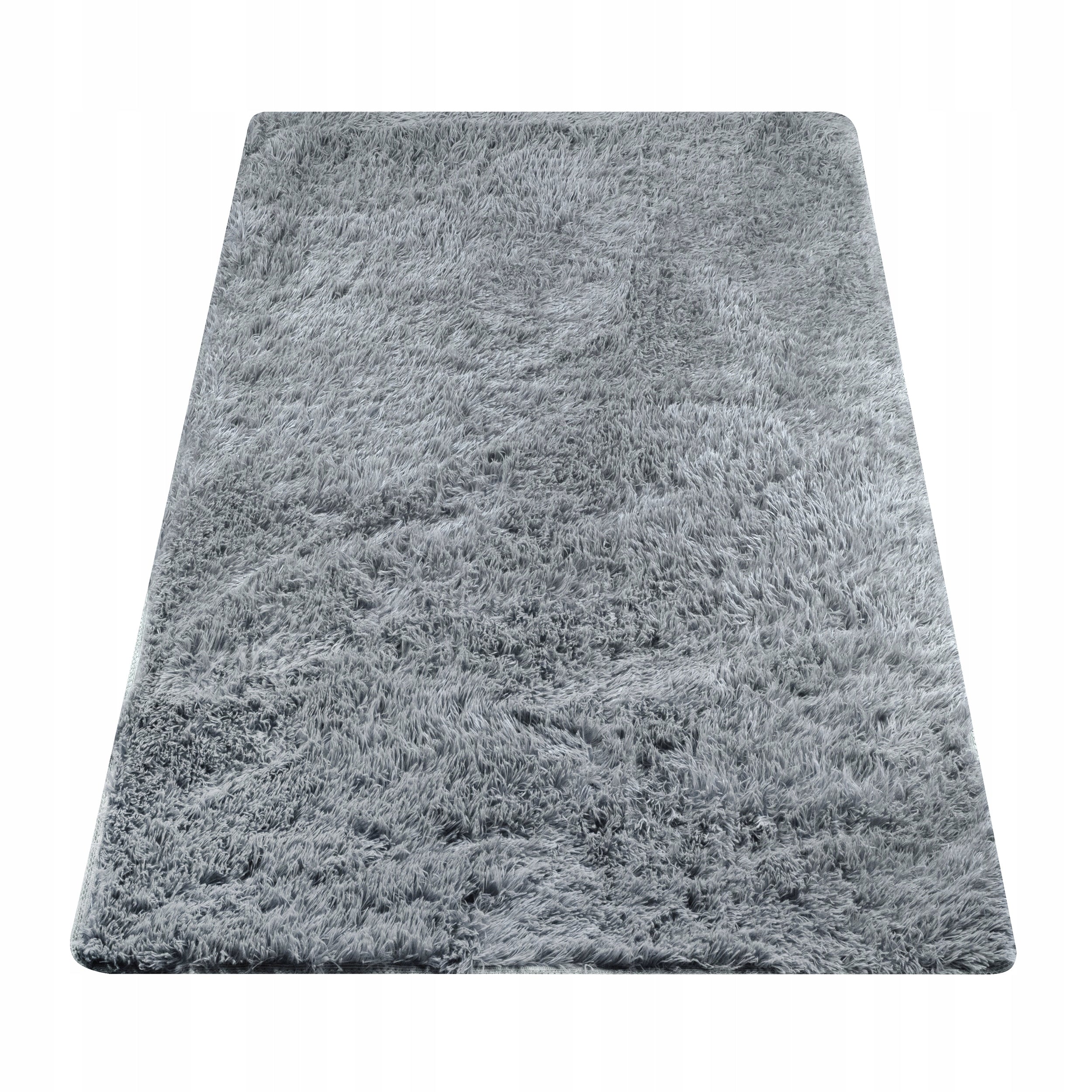 CARPET SHAGGY 200X300 CM GREY FLUFFY SOFT PLUSH RABBIT FOR LIVING ROOM Packaging status original