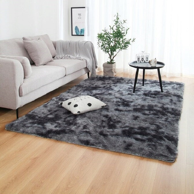 CARPET SHAGGY PLUSH SOFT HAIRY 80x150 CM FURRY DARK GREY EAN (GTIN) 5907804600113