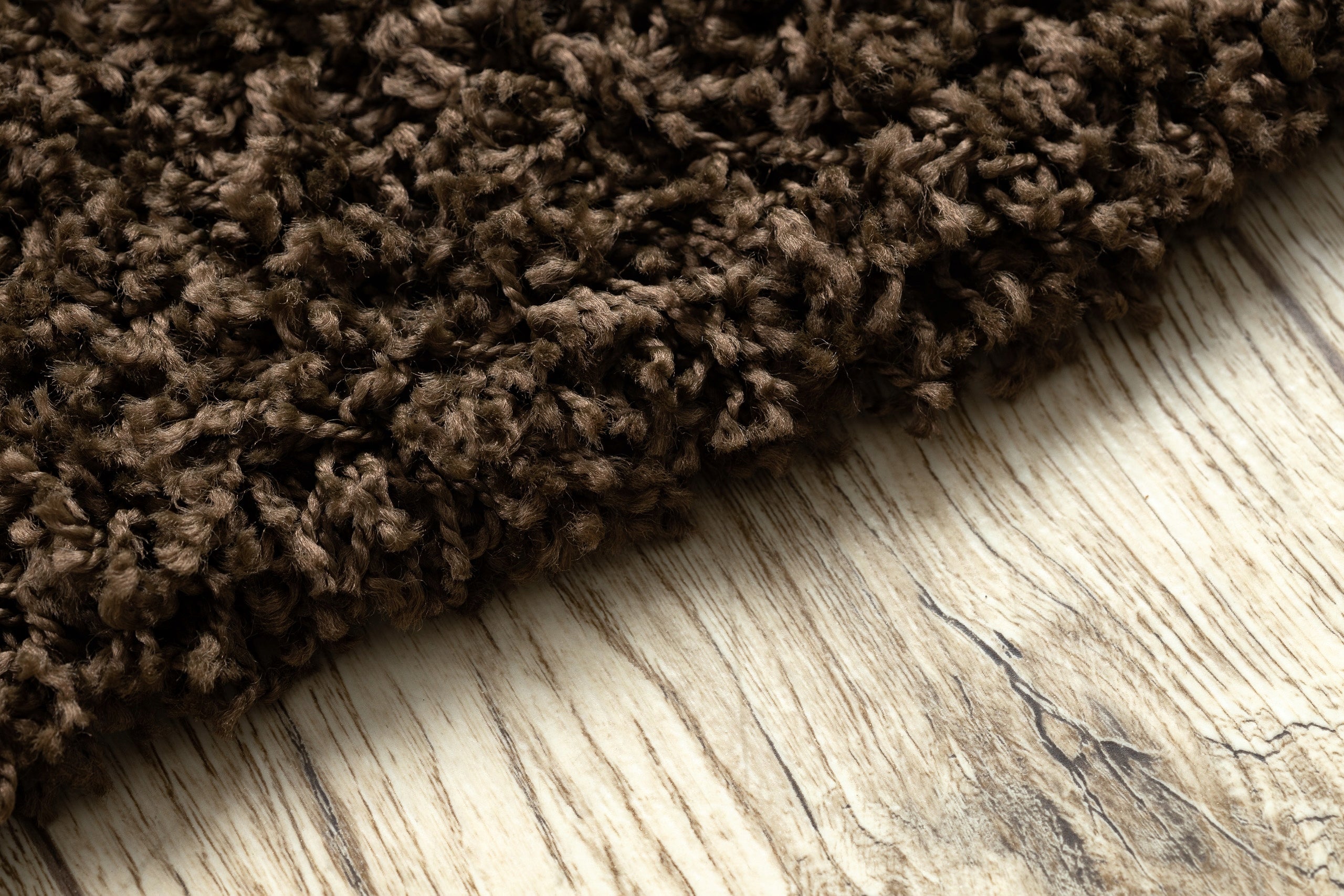 CARPET SOFFI shaggy 180x270 cm thick BROWN # AF057 Thickness 50 mm