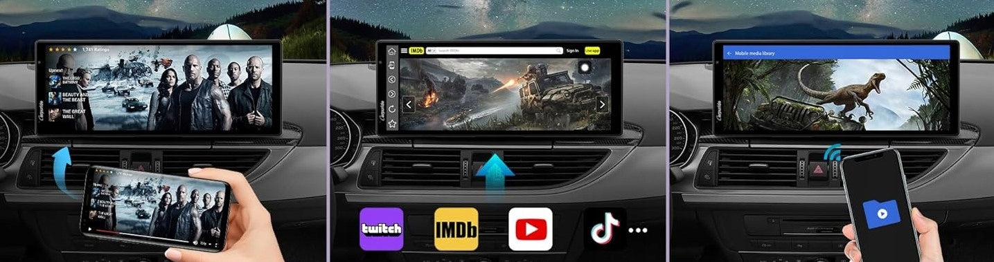 CARPURIDE W904 DUAL CAR CAMERA 4K 10'' CARPLAY & ANDROID 2025 Brand no brand