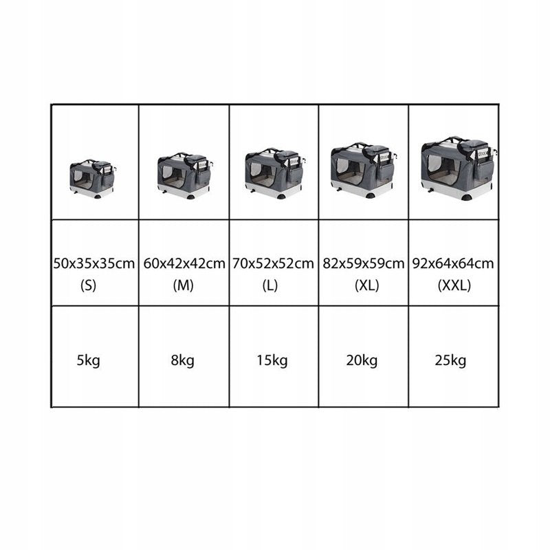 CARRYING BAG TRANSPORTER FOR CAT DOG S 50x35x35 cm Packaging status original