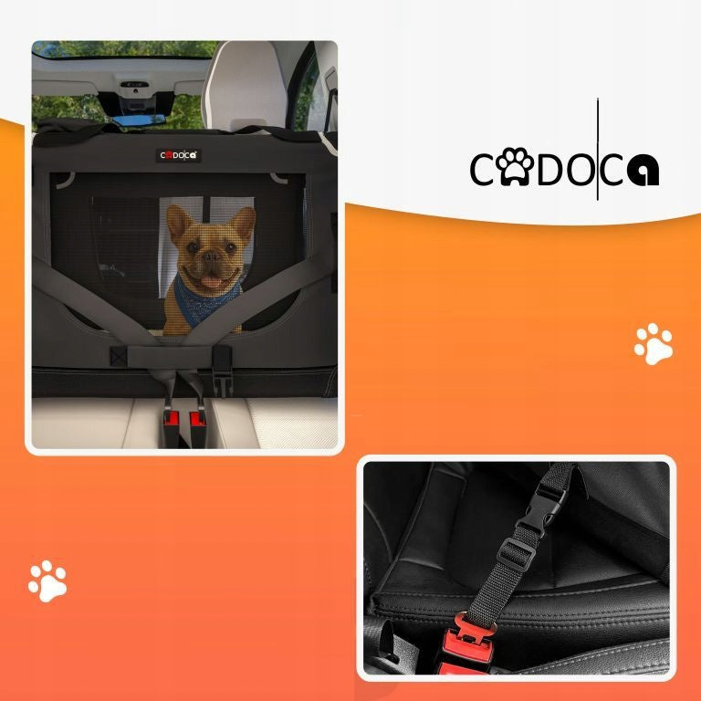 CARRYING BAG TRANSPORTER FOR CAT DOG XXL 90x61x65 Anthracite Manufacturer code 4251776400624