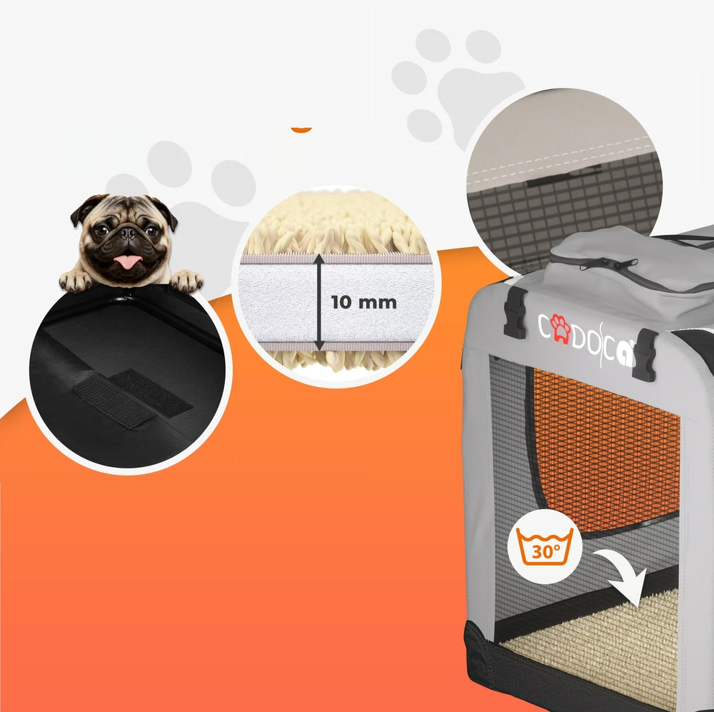 CARRYING BAG TRANSPORTER FOR CAT DOG XXL 92x64x64cm Kind carrier