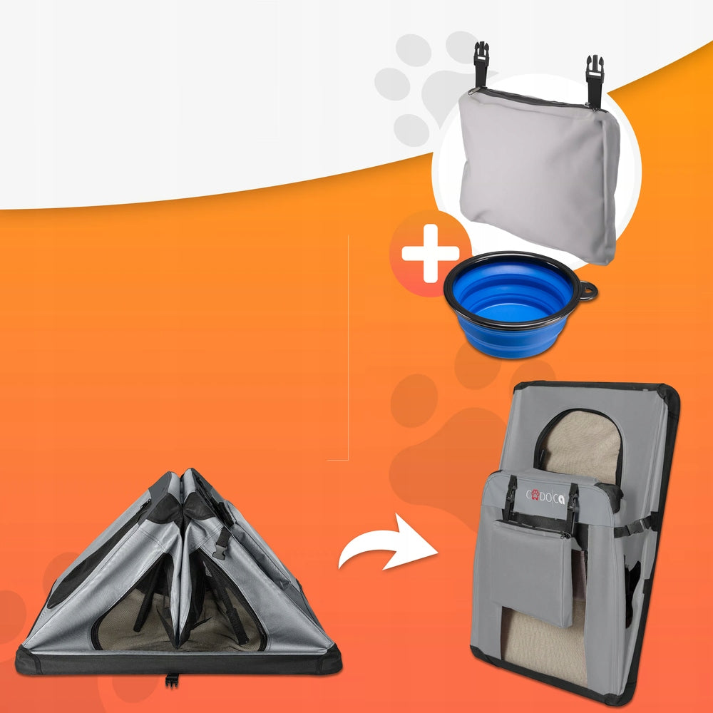 CARRYING BAG TRANSPORTER FOR CAT DOG XXL 92x64x64cm Main material synthetic material
