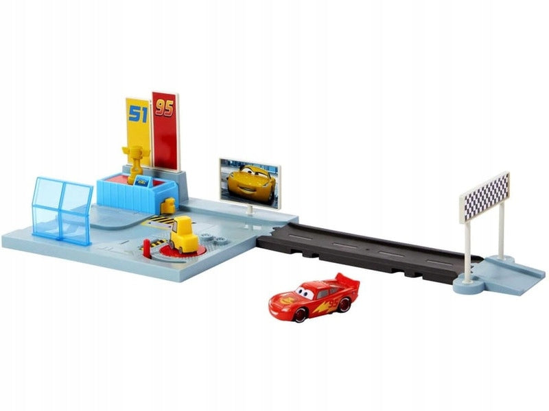 Rennstrecke Autos (Zaibas Makvynas) Mattel Disney Pixar Dinoco Rusteze 
