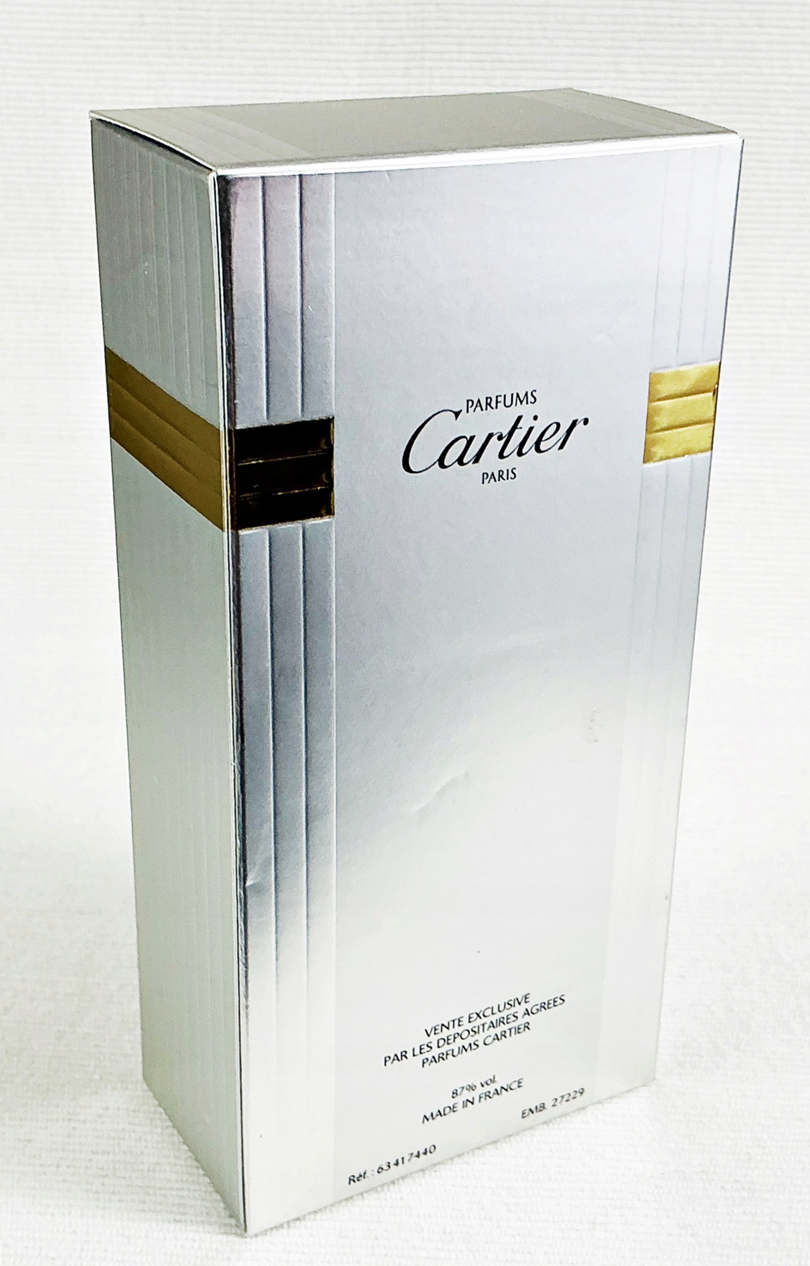 CARTIER SANTOS DE CARTIER 100 ML EAU DE TOILETTE OLDER EDITION UNIQUE Manufacturer code 343