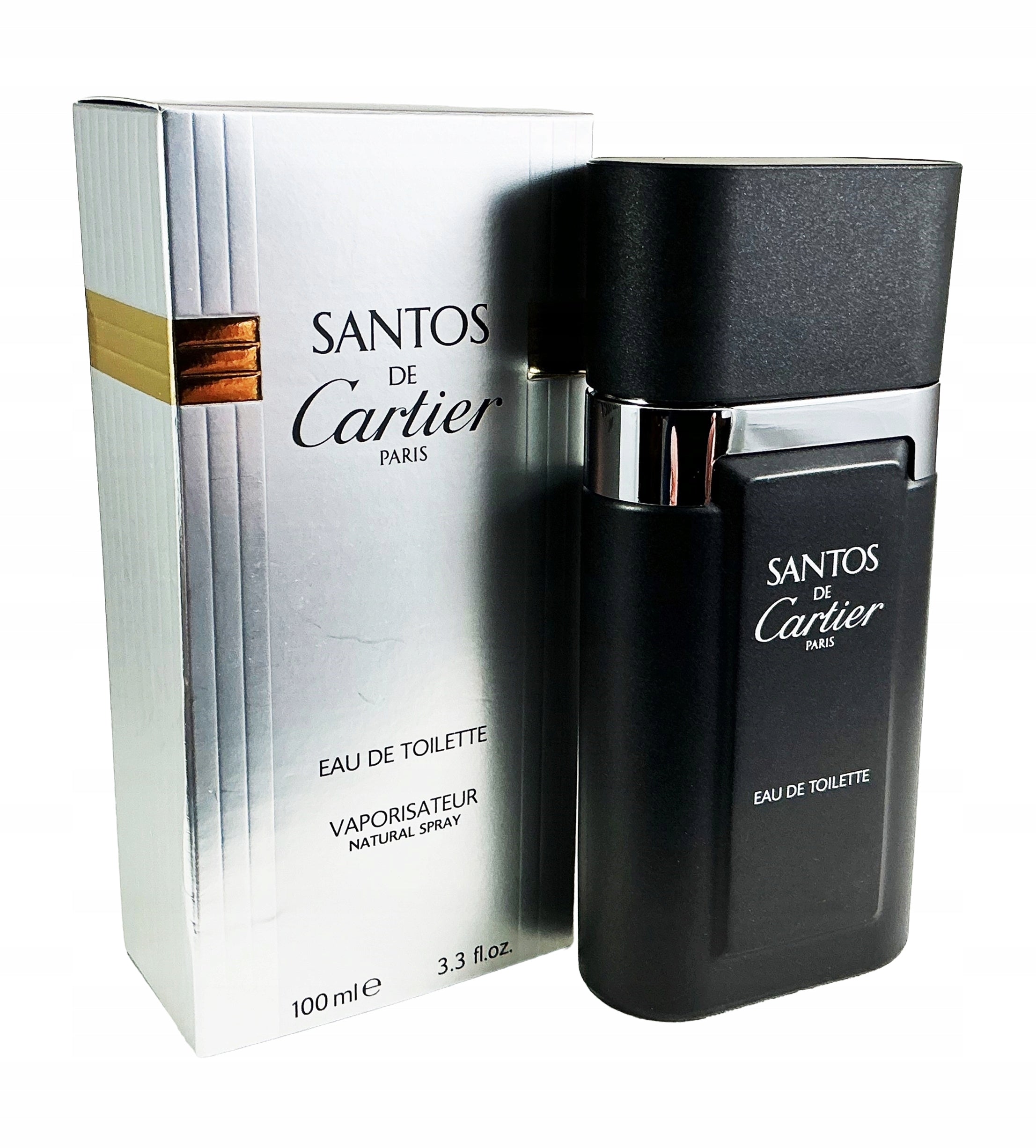 CARTIER SANTOS DE CARTIER 100 ML EAU DE TOILETTE OLDER EDITION UNIQUE