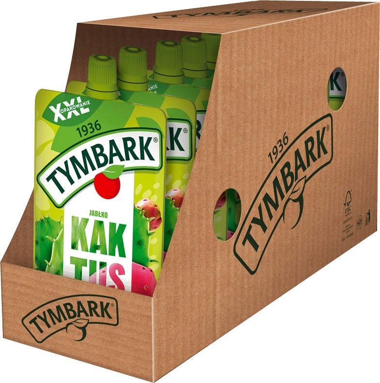 CARTON Tymbark Mousse Cactus 10x200g
