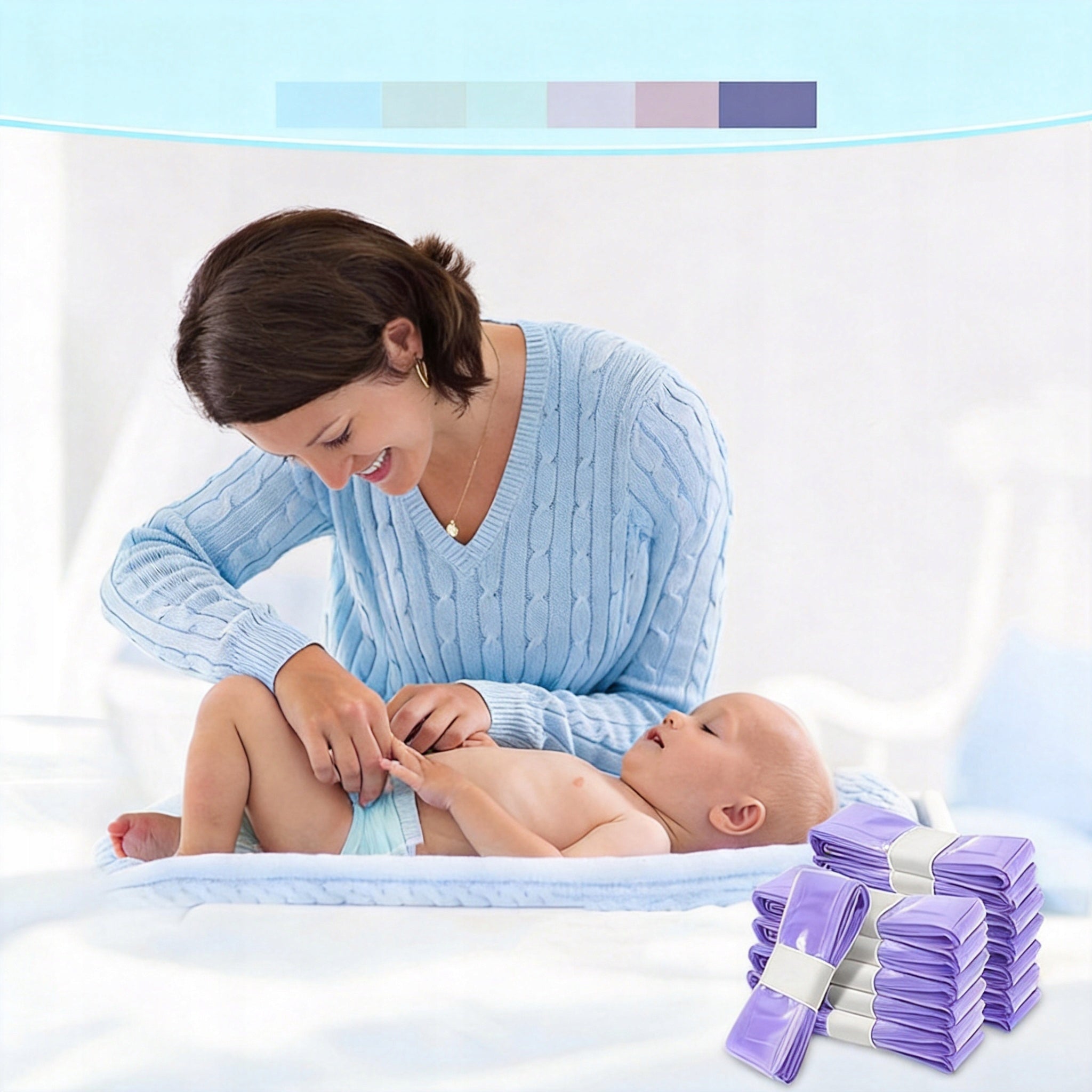 CARTRIDGE FOR DIAPER CONTAINER HDPE THICKENED BAGS FOR LITTYCAT 10 PCS. Medical device no