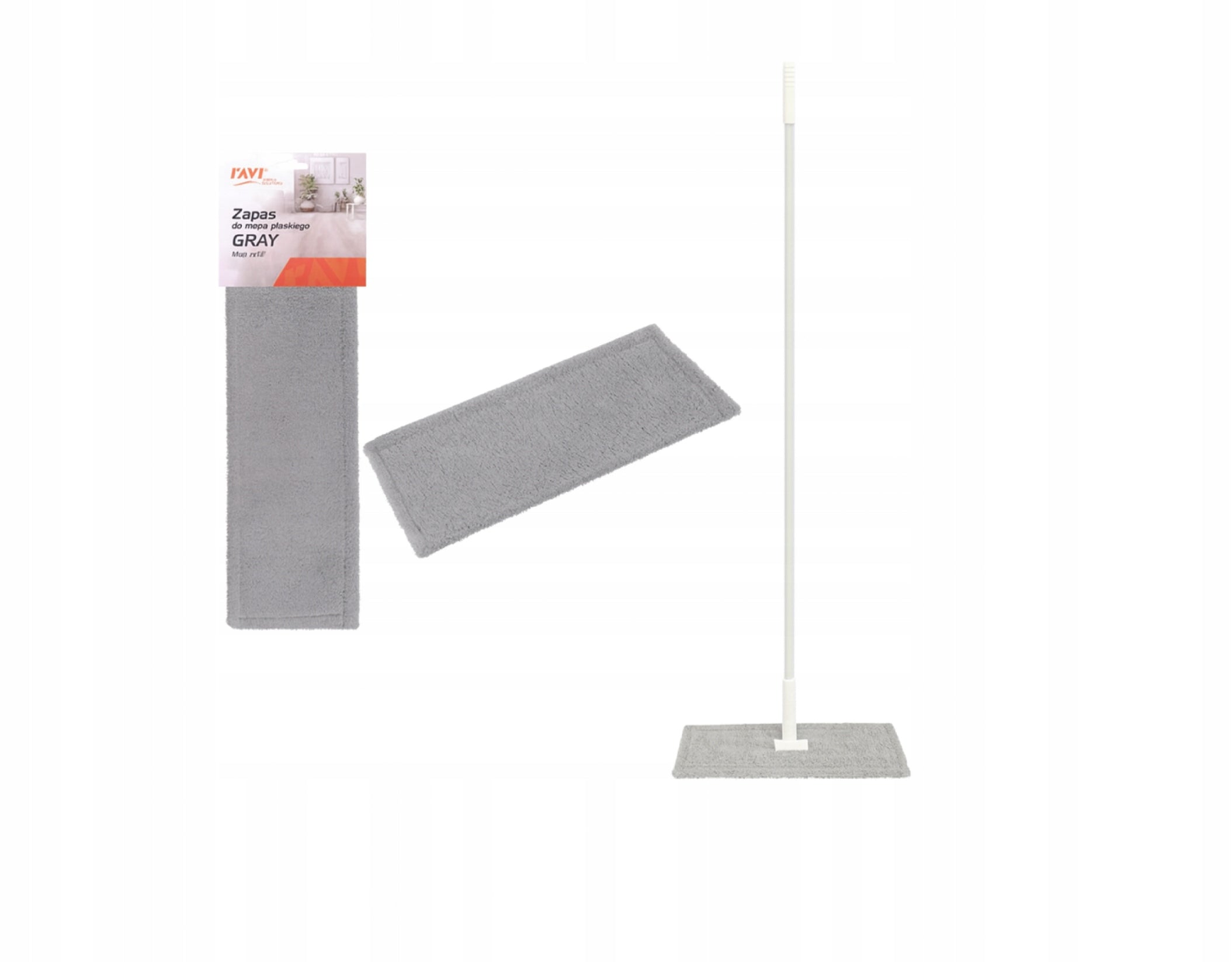 CARTRIDGE STOCK FOR FLAT MOP GRAY RAVI 10629 Packaging status original