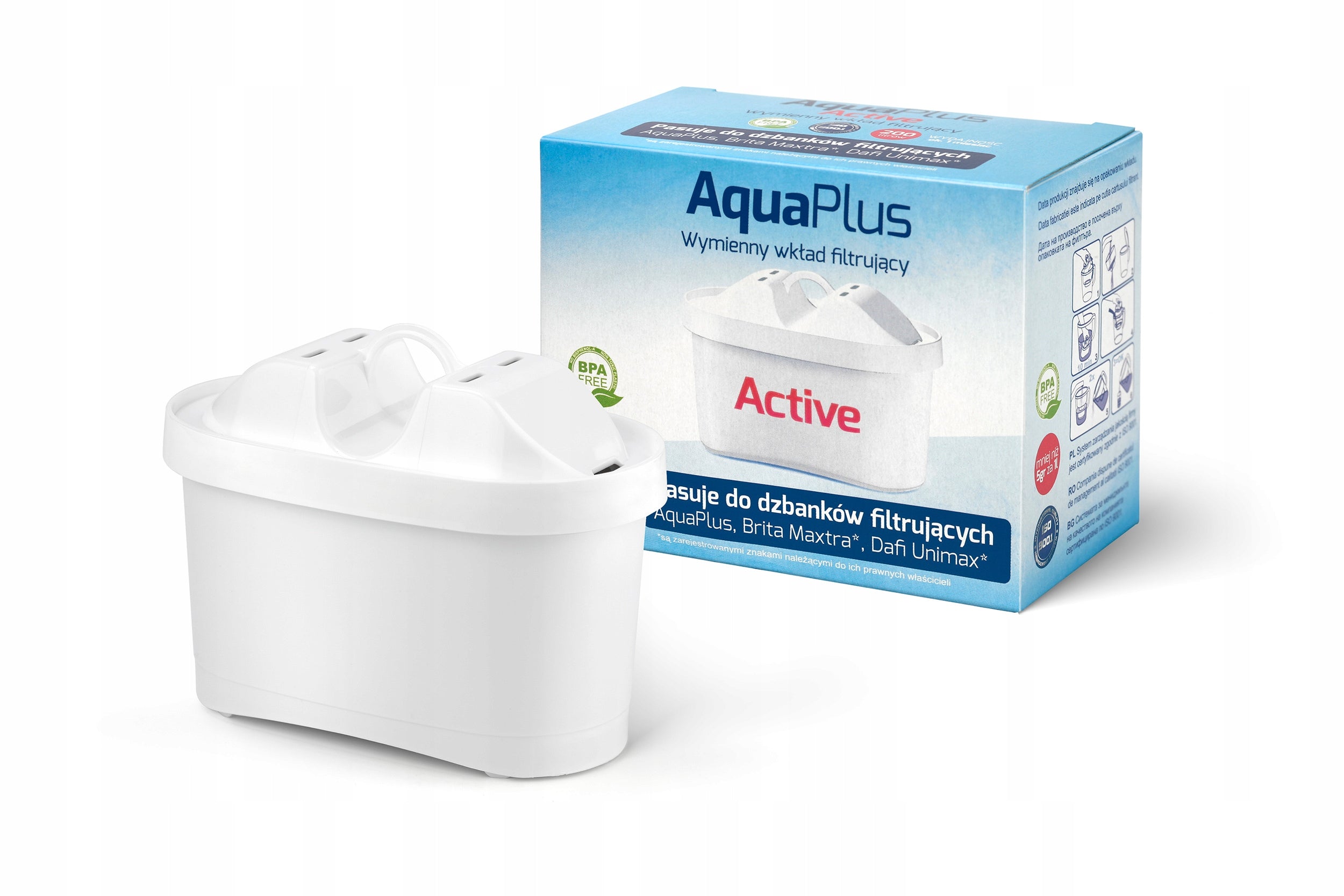 CARTRIDGE WATER FILTER AQUAPHOR ACTIVE B 25 MAX 10PCS Manufacturer code 4121132952