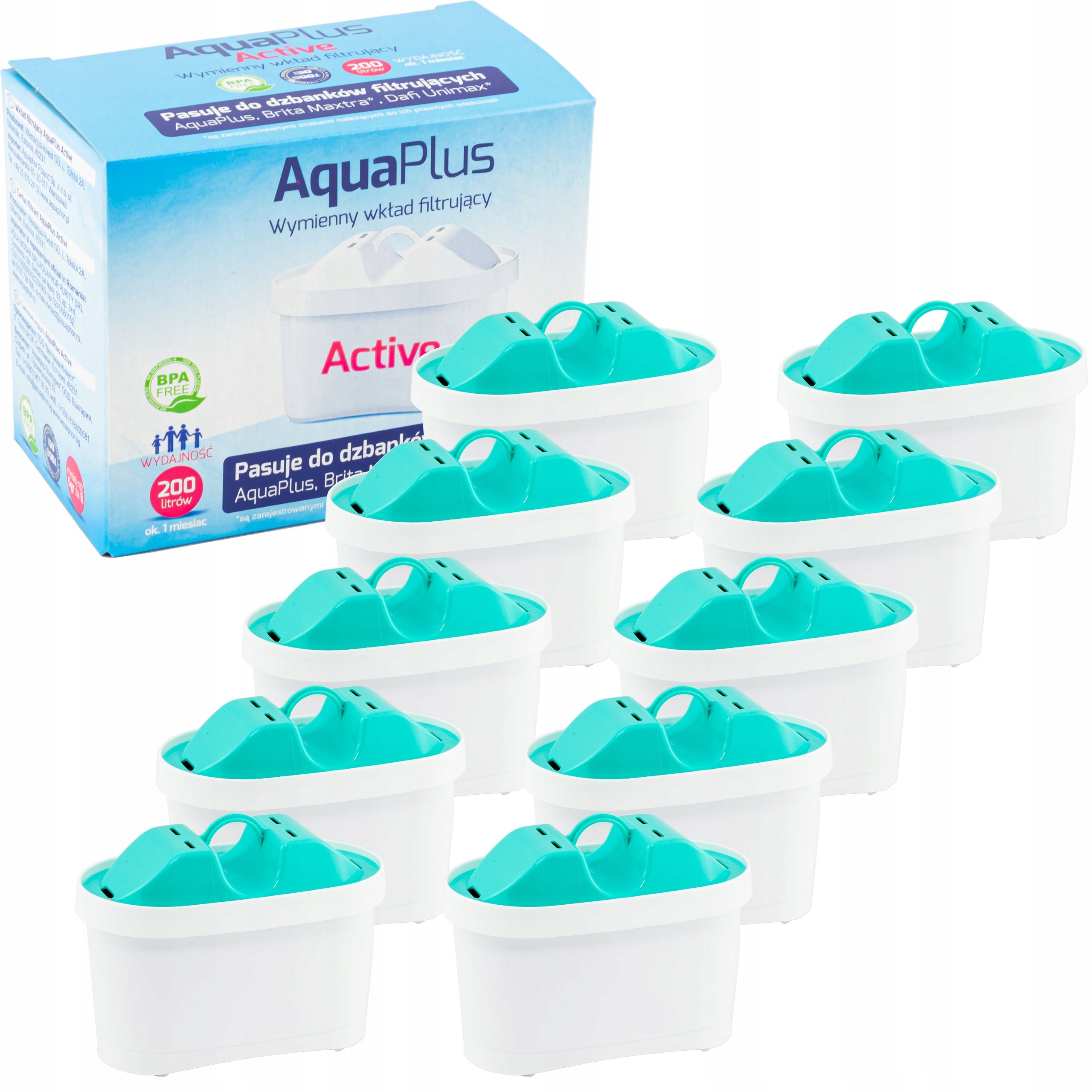 CARTRIDGE WATER FILTER AQUAPHOR ACTIVE B 25 MAX 10PCS