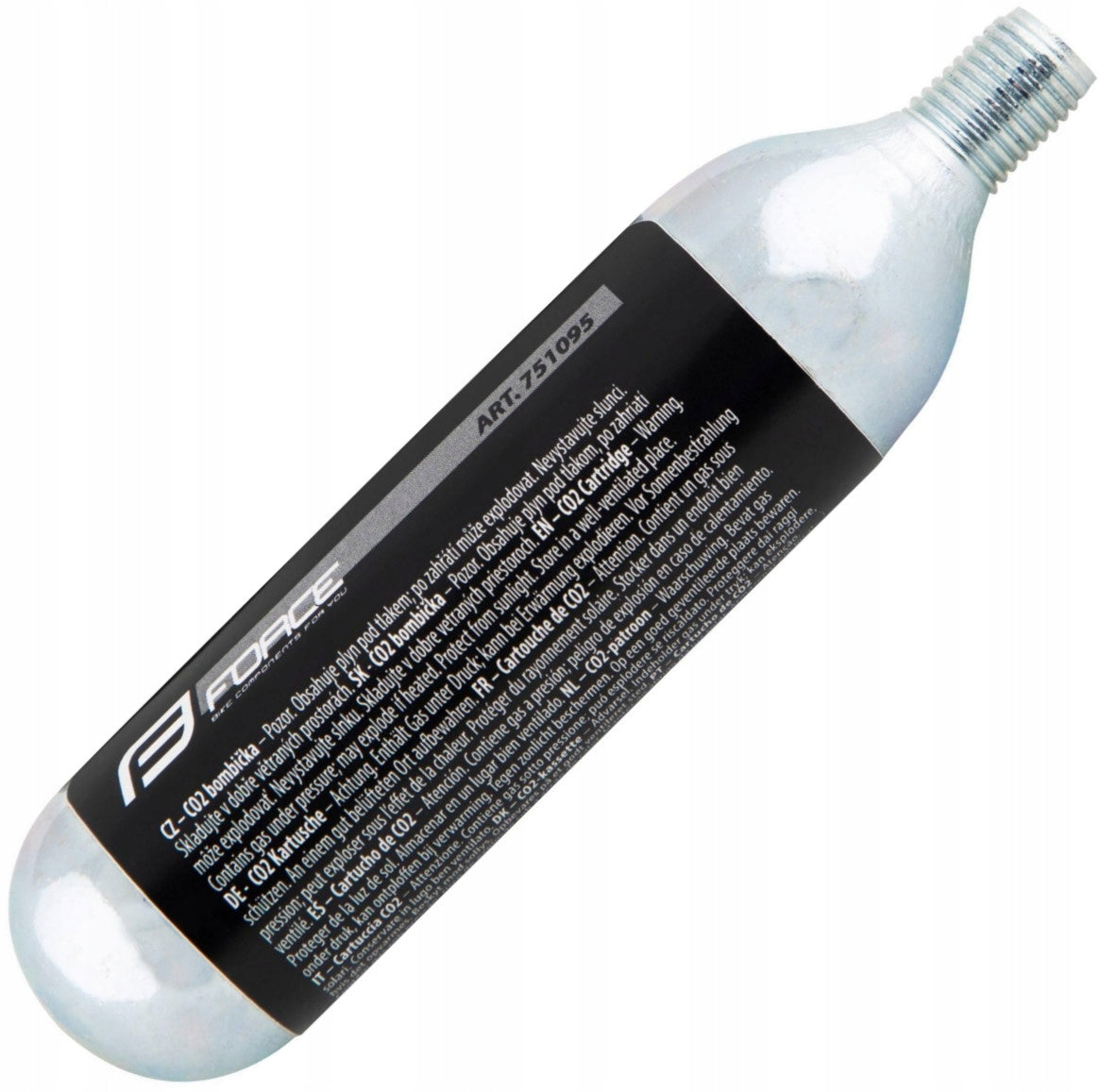 CARTRIDGE for CO2 pumps FORCE cartridge 16 grams - threaded