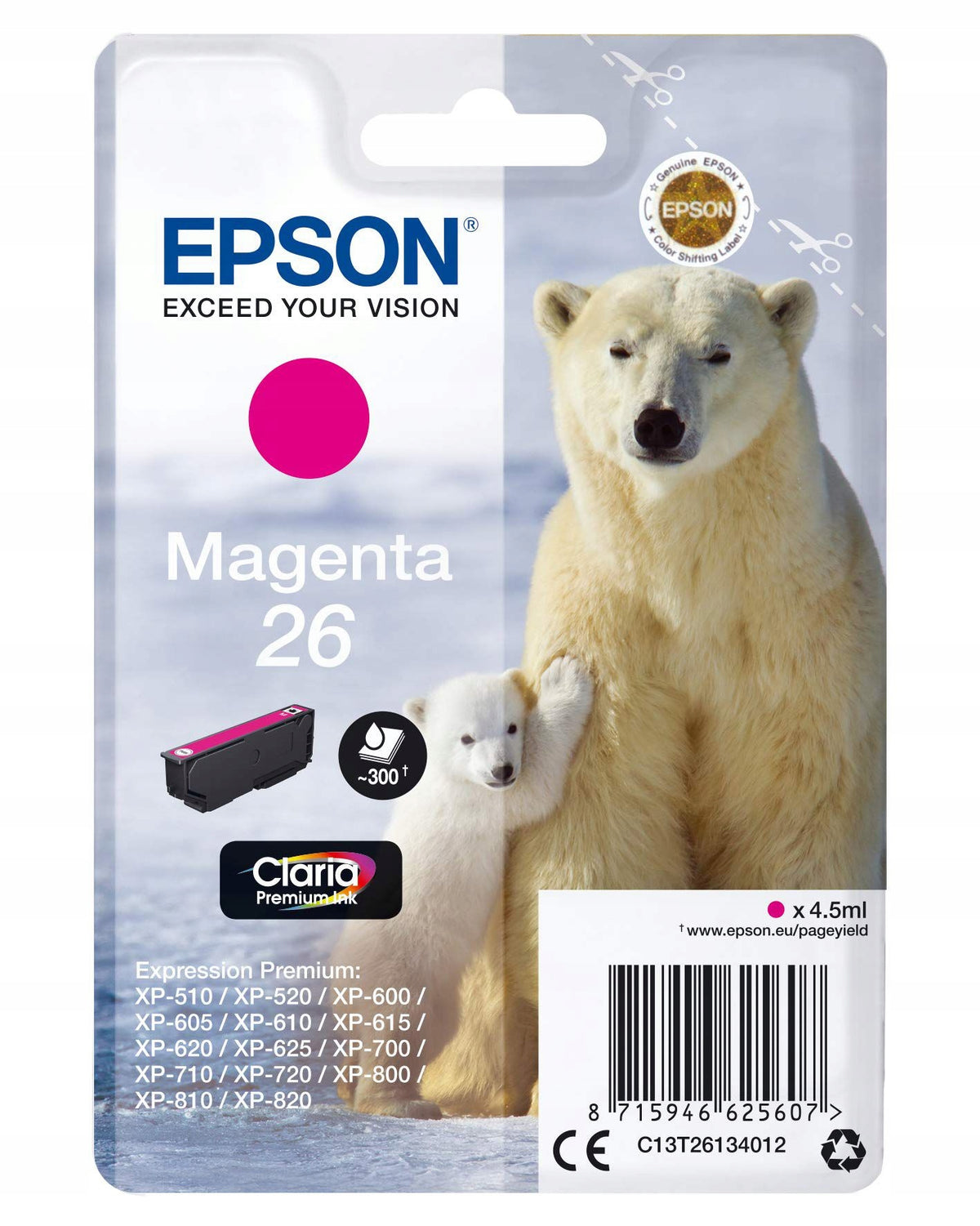 CARTUCCIA MAGENTA ORSO POLARE