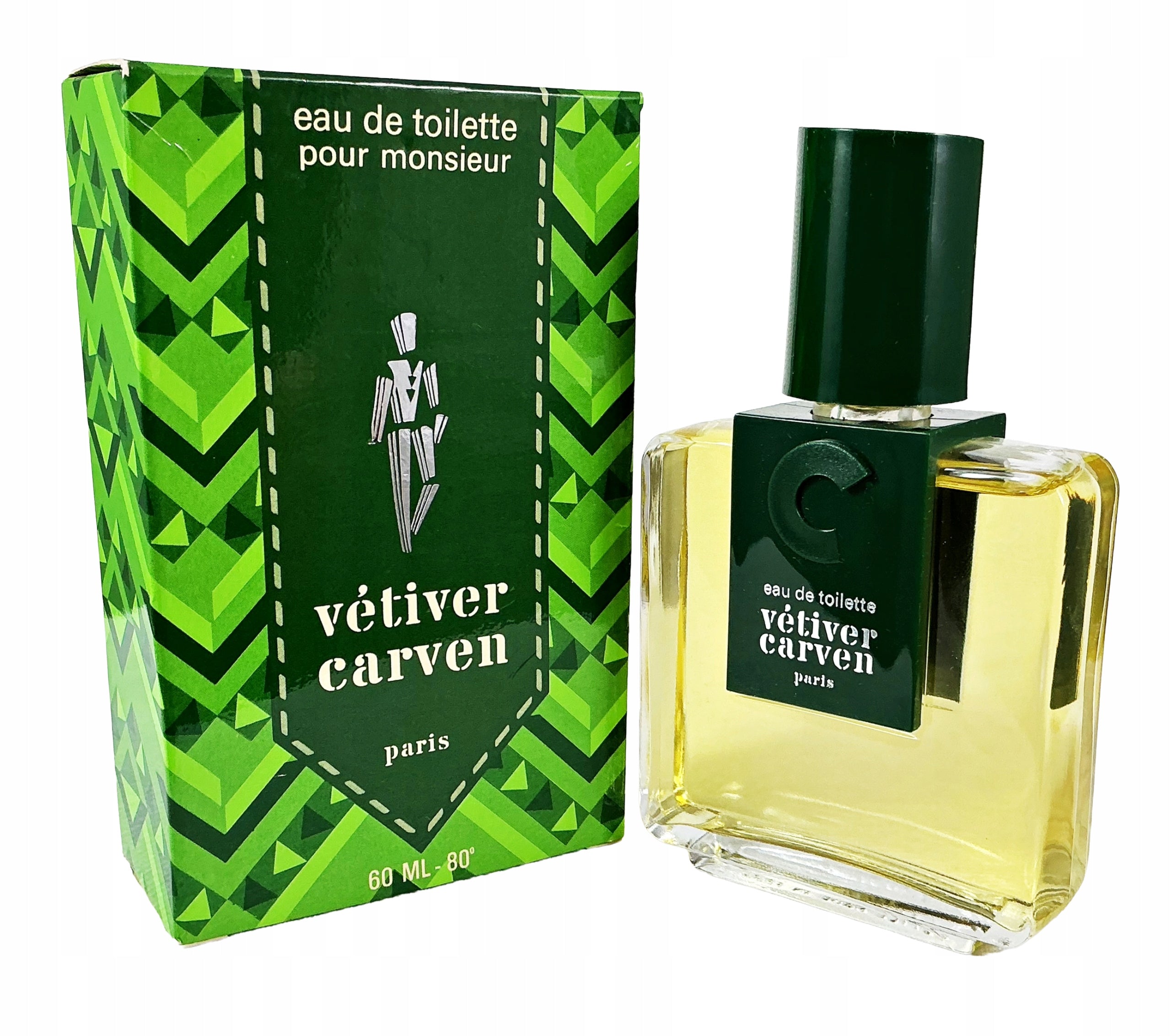 CARVEN VETIVER 60 ML EAU DE TOILETTE SPLASH RARE