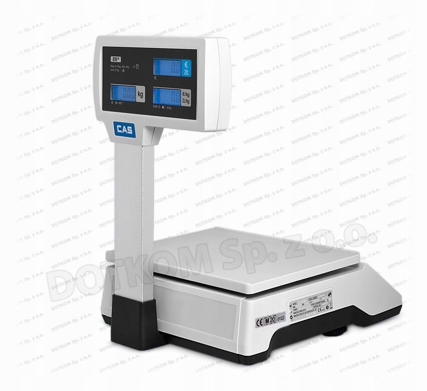 CAS Calculation scale with legalization with boom up to 15 kg Packaging status original