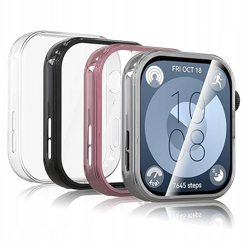 CASE COMPATIBLE WITH HUAWEI WATCH FIT 3 [2 PIECES] for home gift