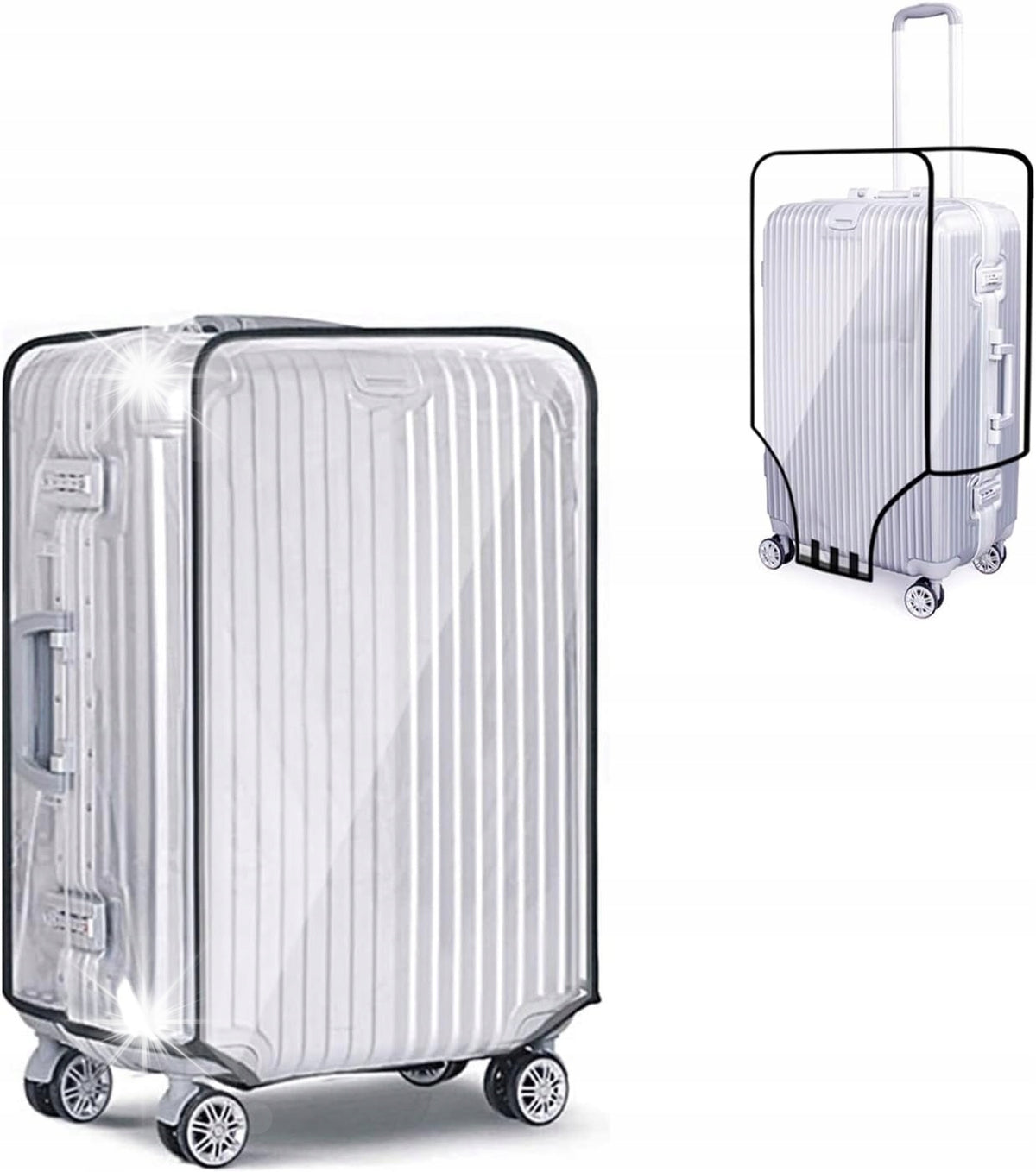 CASE COVER 76cm PVC LUGGAGE COVER PROTECTIVE CASE FOR SUITCASE