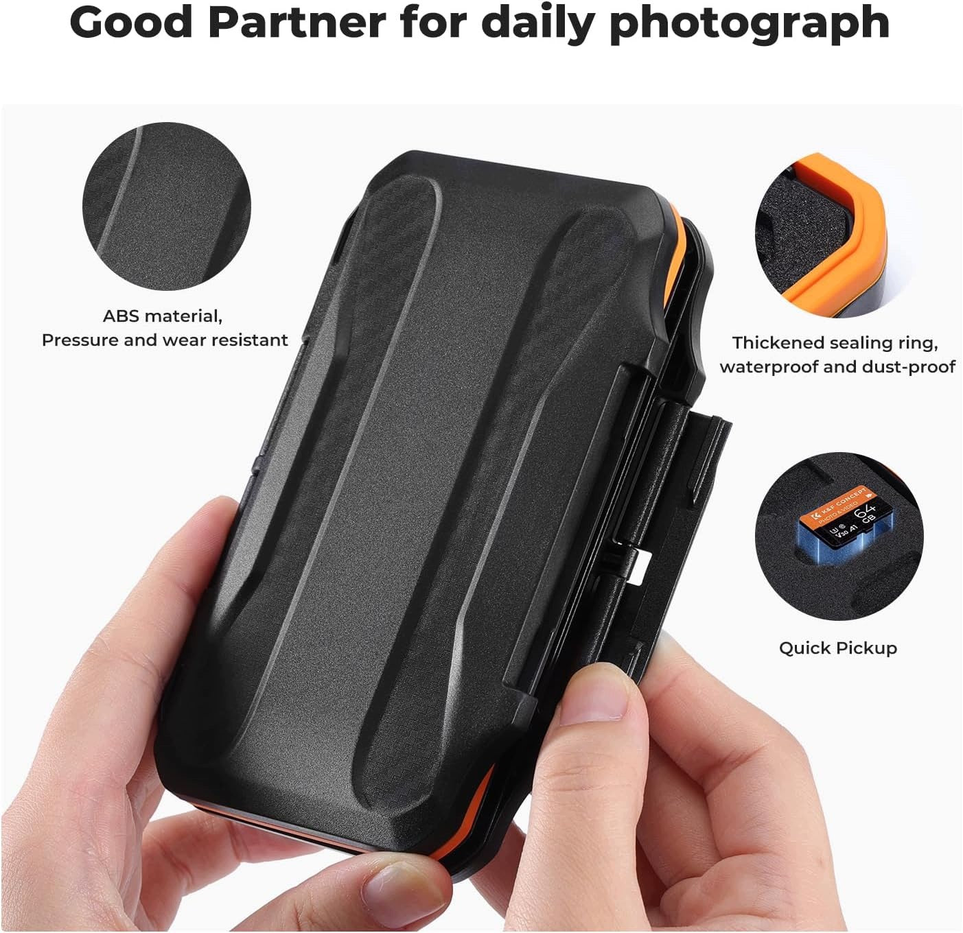 CASE FOR 28 MICRO SD CARDS WATERPROOF MEMORY ORGANIZER Manufacturer no brand