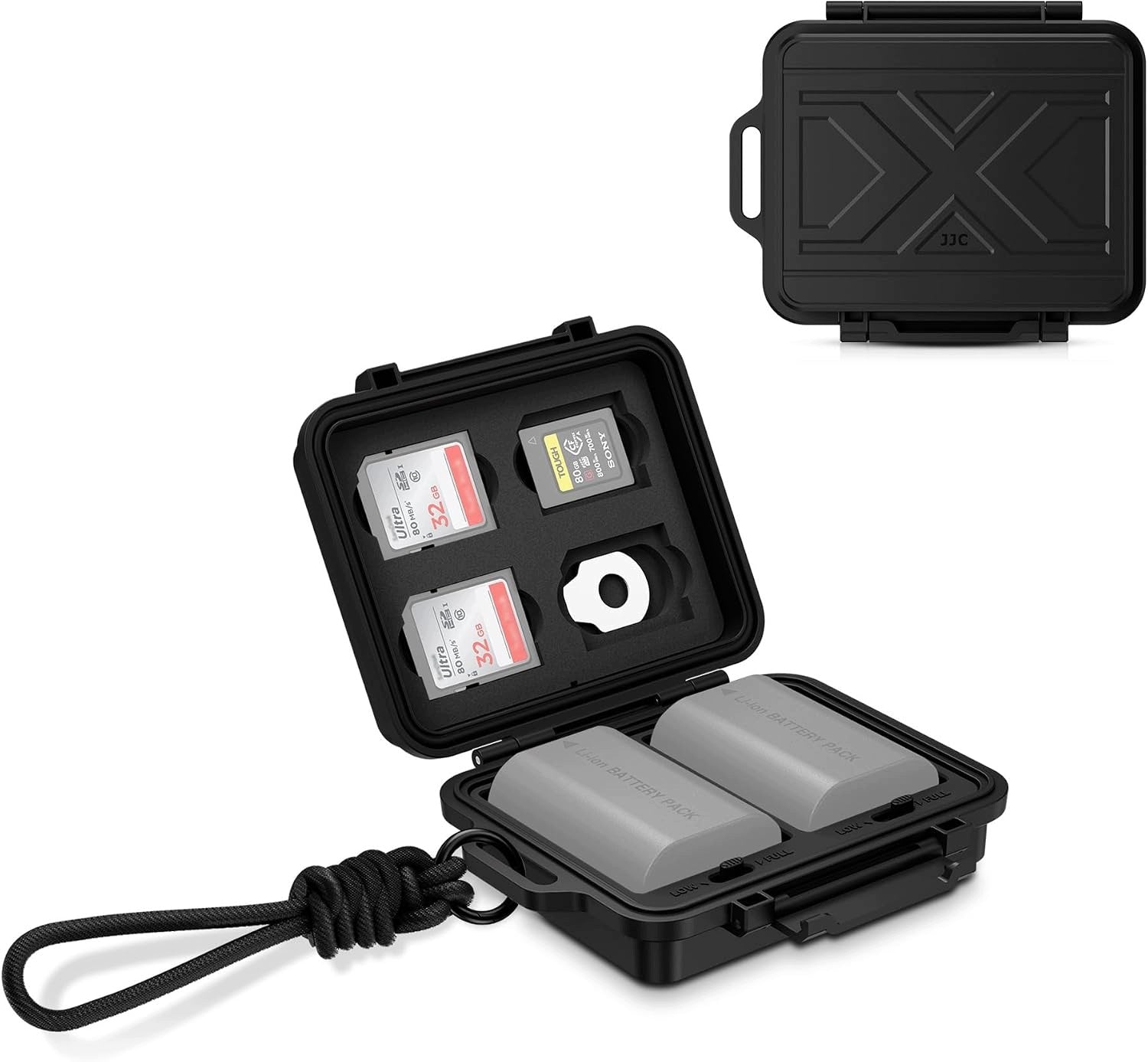CASE FOR BATTERIES AND CARDS SD CFEXPRESS WATERPROOF IP67 STORAGE